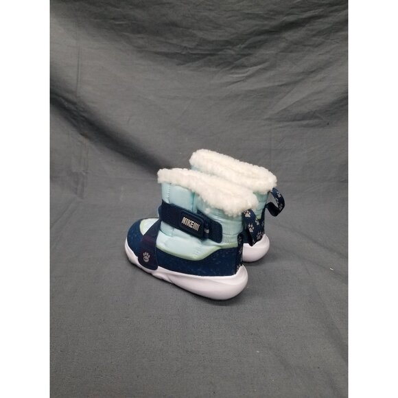 Nike Toddlers Flex Advanced SE Boots Slip-On Blue Silver Size 9 NEW IN BOX! - Picture 2 of 6